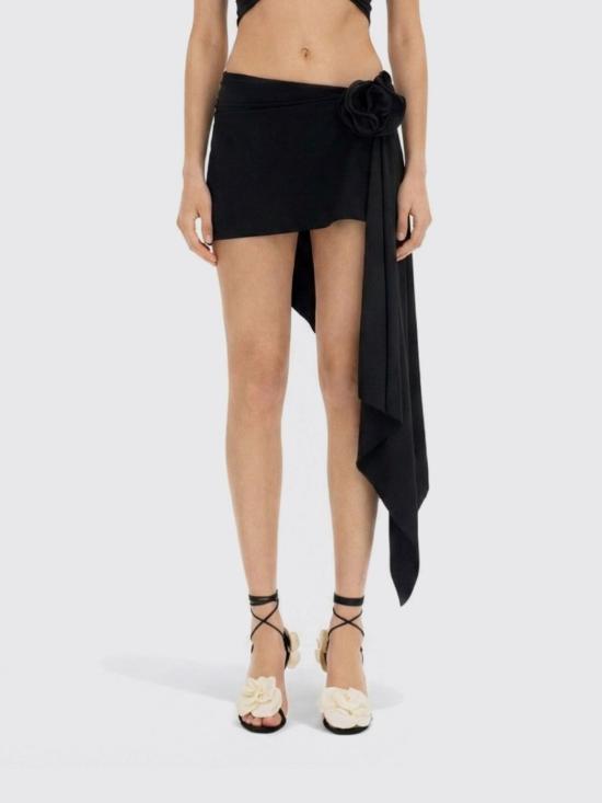 26SS 마그다뷰트림 숏 스커트 402723 Black