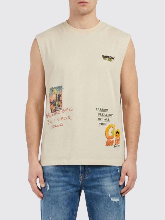 26SS 바로우 반팔 티셔츠 S6BWUATH033 013 Cream