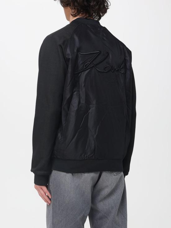26SS 칼라거펠트 봄버 자켓 705003581903 900 Black - KARL LAGERFELD