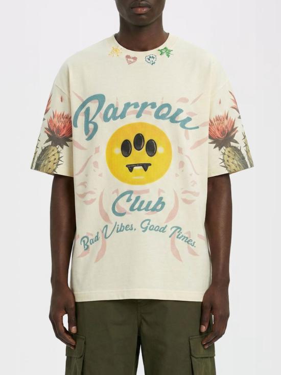 26SS 바로우 반팔 티셔츠 S6BWUATH069 013 Cream