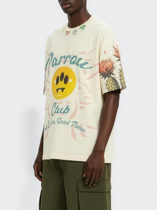 26SS 바로우 반팔 티셔츠 S6BWUATH069 013 Cream - BARROW