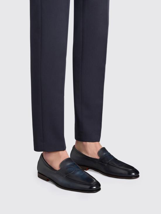 26SS 산토니 로퍼 MCNC18837SA4SVOS U59 Blue - SANTONI