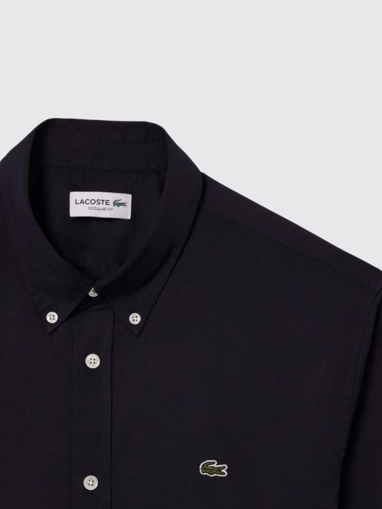 26SS 라코스테 레귤러 핏 프리미엄 코튼 셔츠 CH2933 HDE Blue - LACOSTE