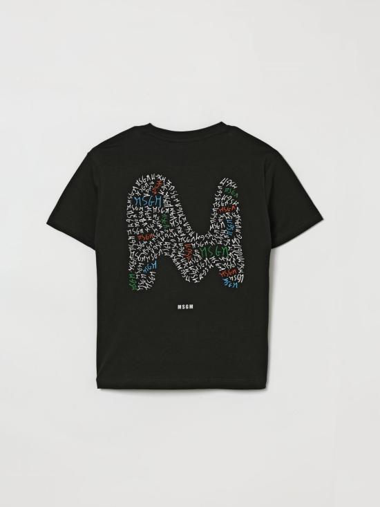 26SS [키즈] 엠에스지엠 티셔츠 S6MSJBTH232 MS040 Black - MSGM