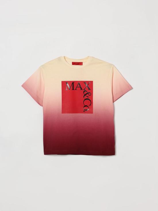 26SS [키즈] 막스앤코 티셔츠 MX0354MX01Q MX404 Burgundy