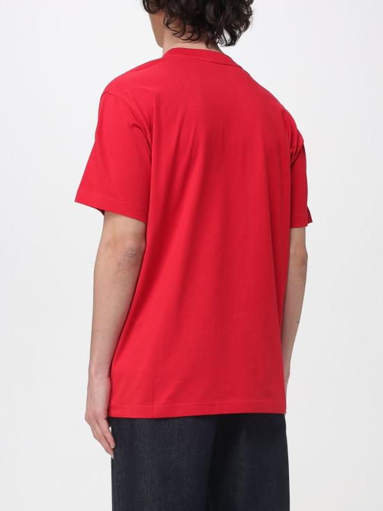 26SS 모스키노 반팔 티셔츠 07130241 1115 Red - MOSCHINO