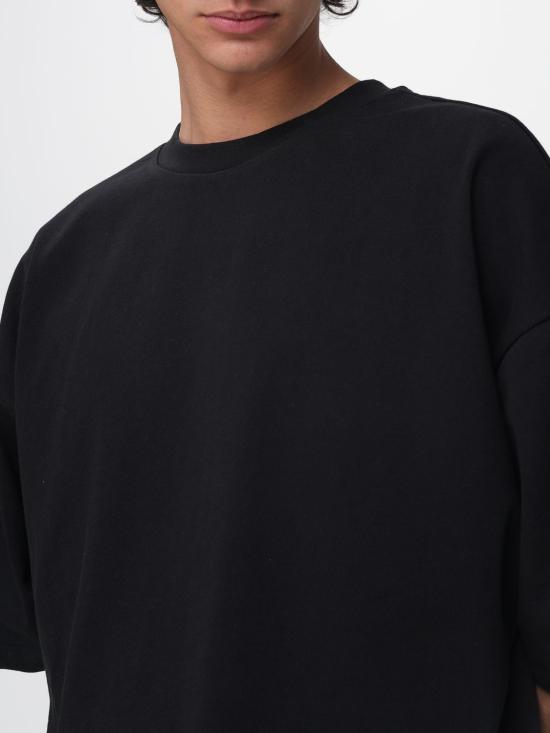 26SS 엔타이어 스튜디오 반팔 티셔츠 ESSS26TT01012 0015 Black 1 - ENTIRE STUDIOS