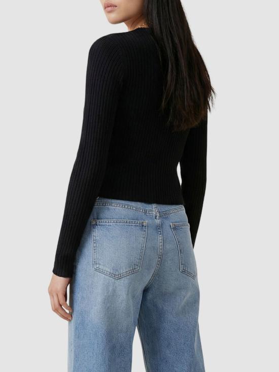 26SS 토미진 스웨터 DW0DW22023 BDS Black - TOMMY JEANS