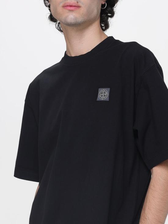 26SS 스톤 아일랜드 반팔 티셔츠 2100030S0115 V0029 Black - STONE ISLAND