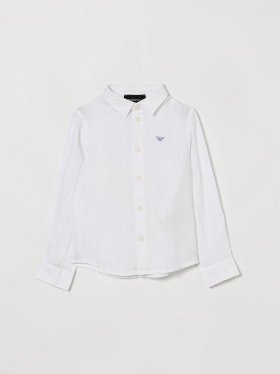 26SS [키즈] 엠포리오 아르마니 셔츠 8N4CJ93NEEZ 0100 White