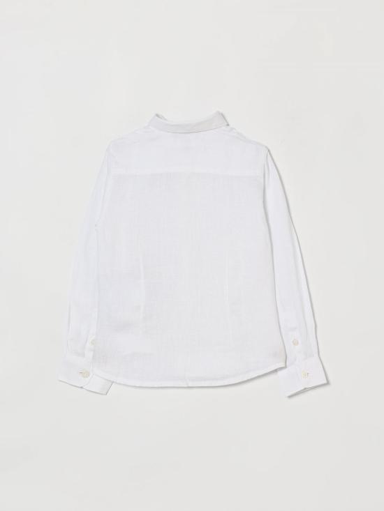 26SS [키즈] 엠포리오 아르마니 셔츠 8N4CJ93NEEZ 0100 White - EMPORIO ARMANI