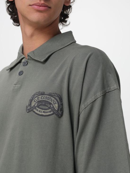 26SS 씨피 컴퍼니 폴로 티셔츠 20CMPL219A005697O 921 Grey - C.P. COMPANY
