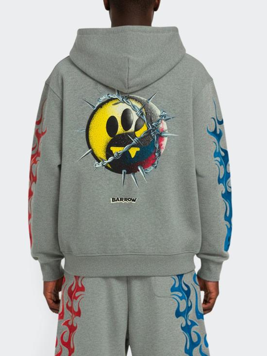 26SS 바로우 긴팔 티셔츠 S6BWUAHS101 107 Grey - BARROW