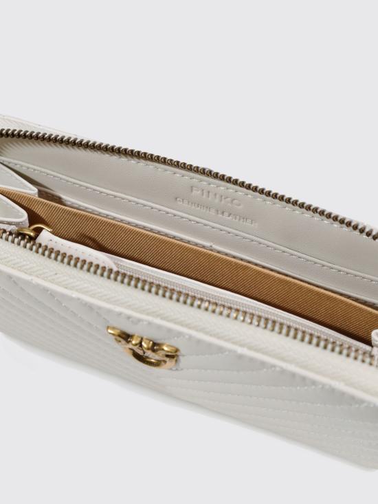 26SS 핑코 지갑 100250A0GK Z14Q White - PINKO