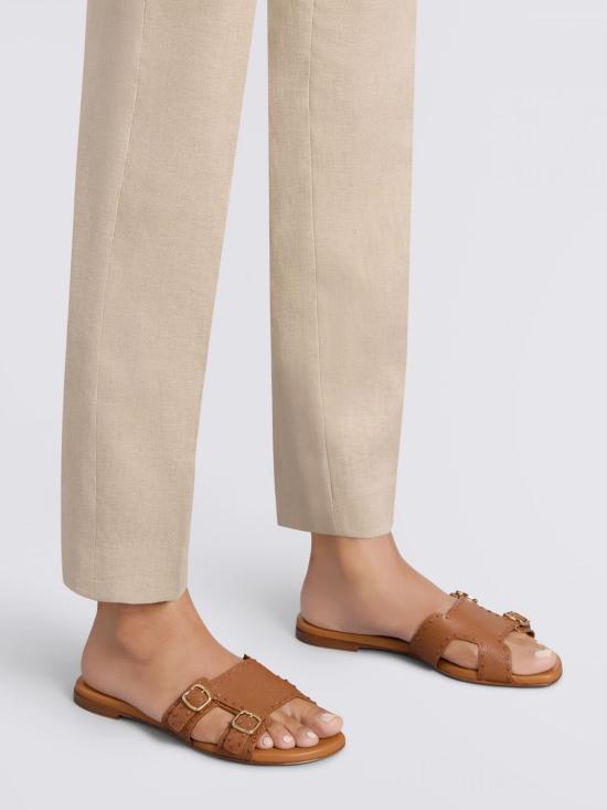 26SS 산토니 힐/펌프스 WHPF71461HA1TWKA M40 Brown - SANTONI