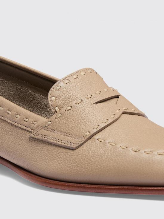 26SS 산토니 로퍼 WUSF71437HAFSWKA E68 Natural - SANTONI