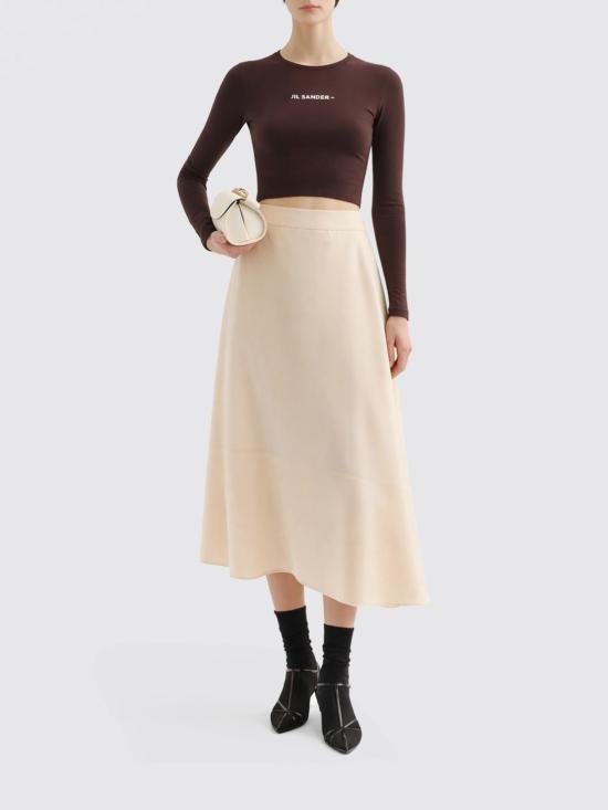 26SS 질샌더 긴팔 티셔츠 J40SD0115J20011 204 Brown - JIL SANDER