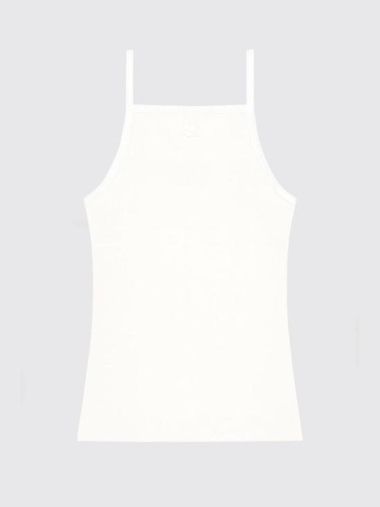 26SS 쿠레쥬 민소매 티셔츠 126JDE149JS0203 B215 White - COURREGES