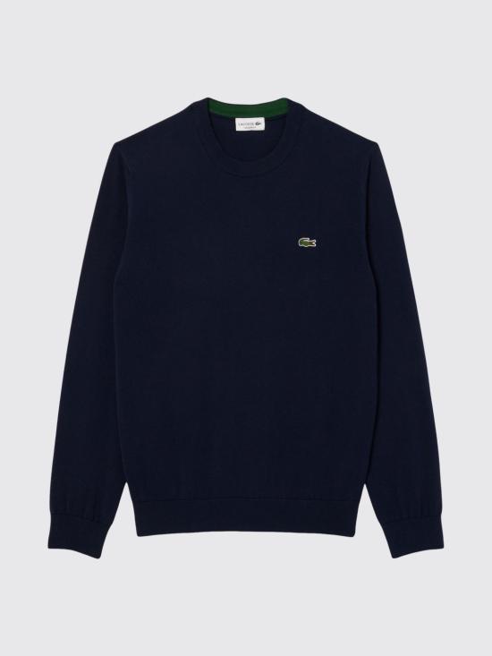 26SS 라코스테 크루넥 스웨터 AH1985 166 Blue - LACOSTE