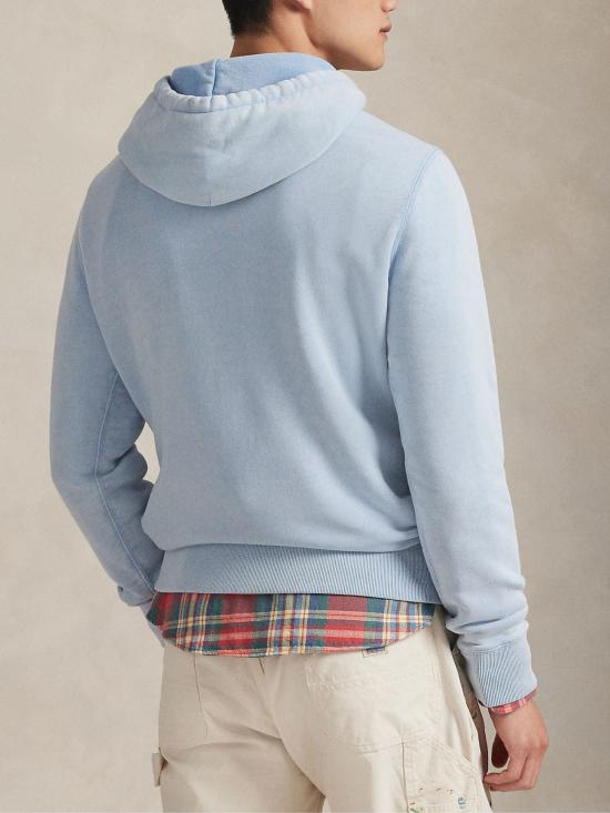 26SS 랄프 로렌 후드 티셔츠 710P04984 002 Clear Blue - RALPH LAUREN