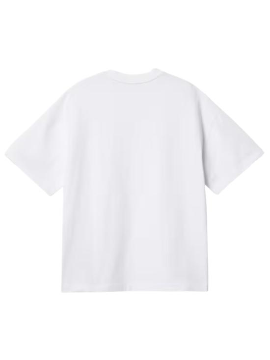 26SS 칼하트 WIP 숏슬리브 링크 스크립트 티셔츠 I031373 00AXX White - CARHARTT WIP