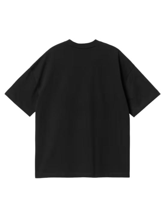 26SS 칼하트 WIP 숏슬리브 링크 스크립트 티셔츠 I031373 0D2XX Black - CARHARTT WIP