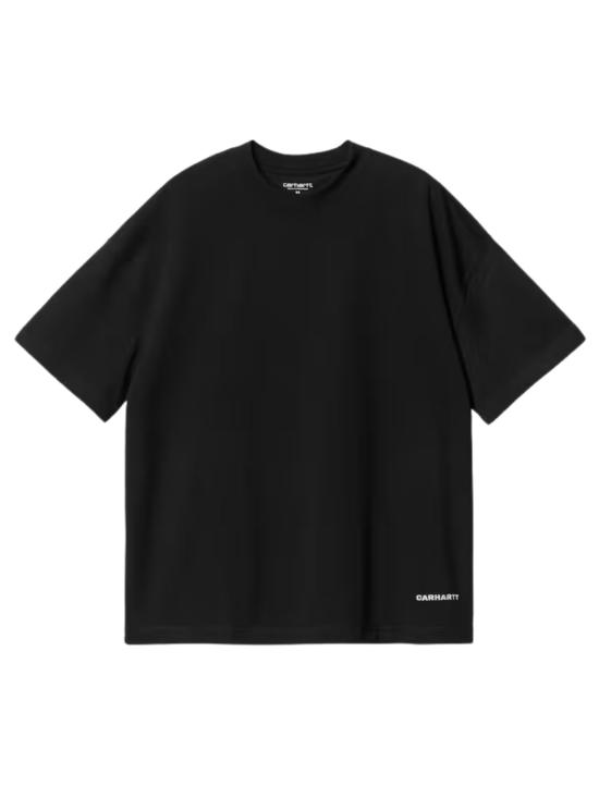 26SS 칼하트 WIP 숏슬리브 링크 스크립트 티셔츠 I031373 0D2XX Black