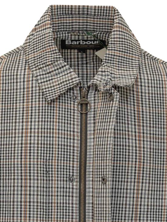 26SS 바버 자켓 MCA1113MCA CR11 NEUTRAL CHECK - BARBOUR