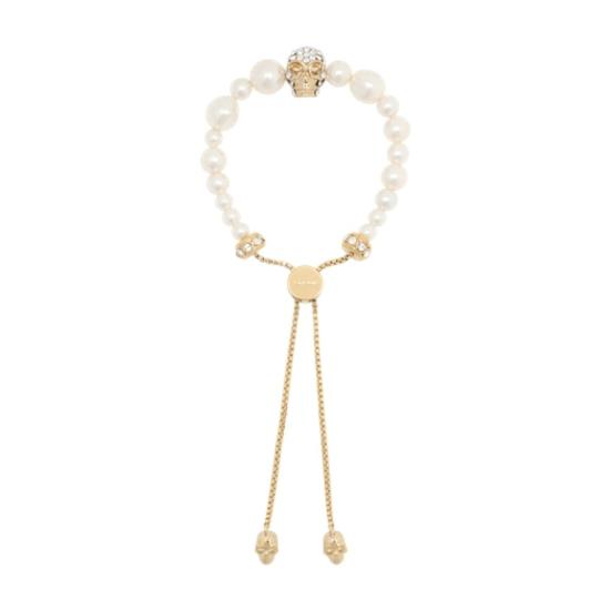 26SS 알렉산더 맥퀸 팔찌 836479J161P1953 white