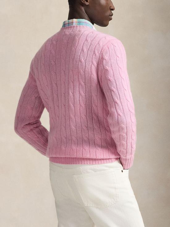 26SS 랄프 로렌 스웨터 710876728 001 Pink - RALPH LAUREN