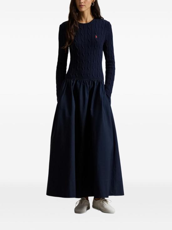 26SS 랄프 로렌 미디 원피스 211A96349 004 Blue - RALPH LAUREN