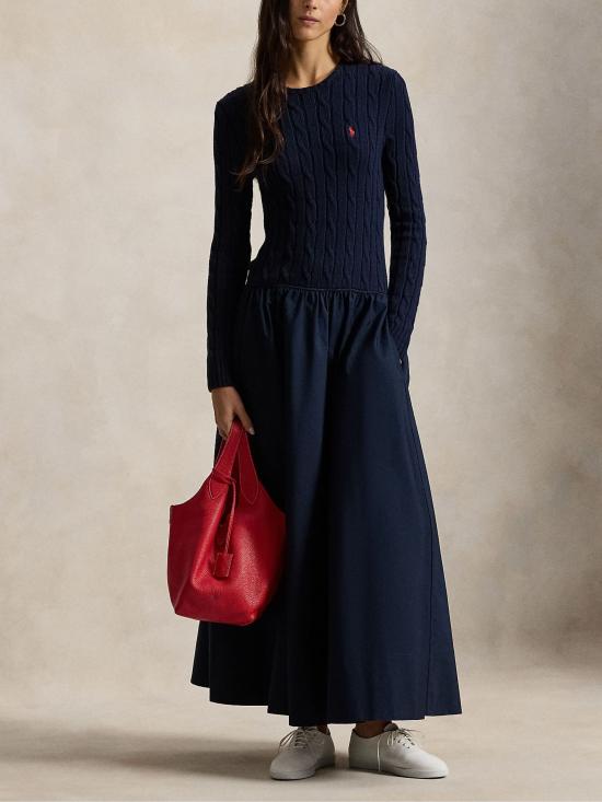 26SS 랄프 로렌 미디 원피스 211A96349 004 Blue - RALPH LAUREN