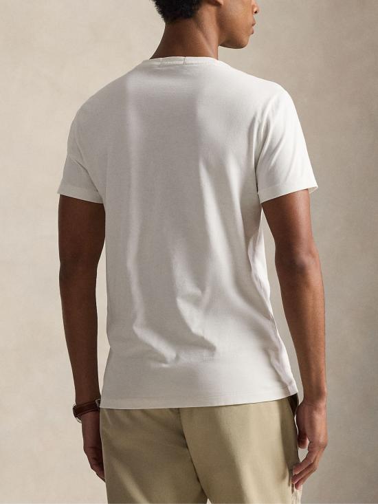 26SS 랄프 로렌 반팔 티셔츠 710P07346 001 White - RALPH LAUREN