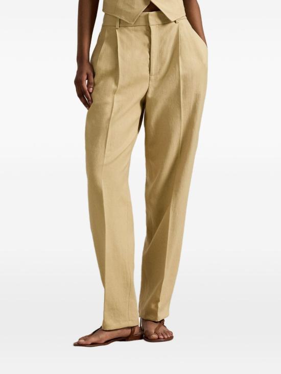 26SS 랄프 로렌 스트레이트 팬츠 211A96337 001 Beige - RALPH LAUREN