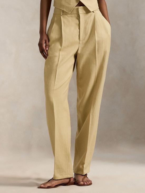 26SS 랄프 로렌 스트레이트 팬츠 211A96337 001 Beige - RALPH LAUREN