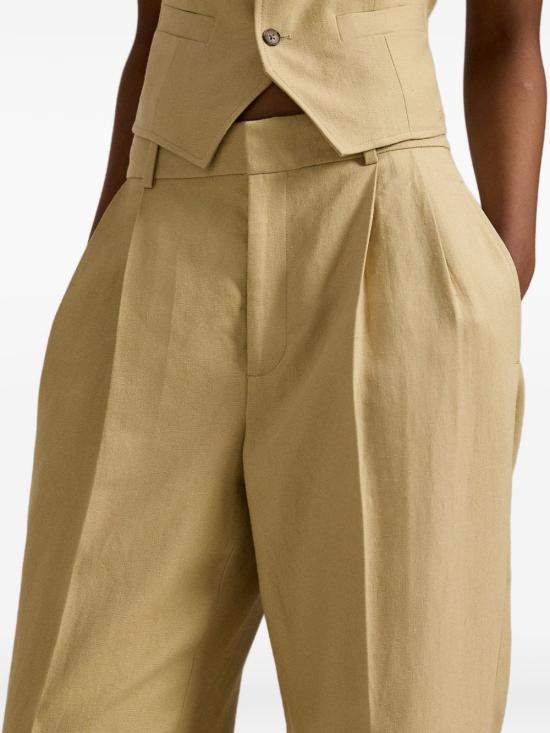 26SS 랄프 로렌 스트레이트 팬츠 211A96337 001 Beige - RALPH LAUREN