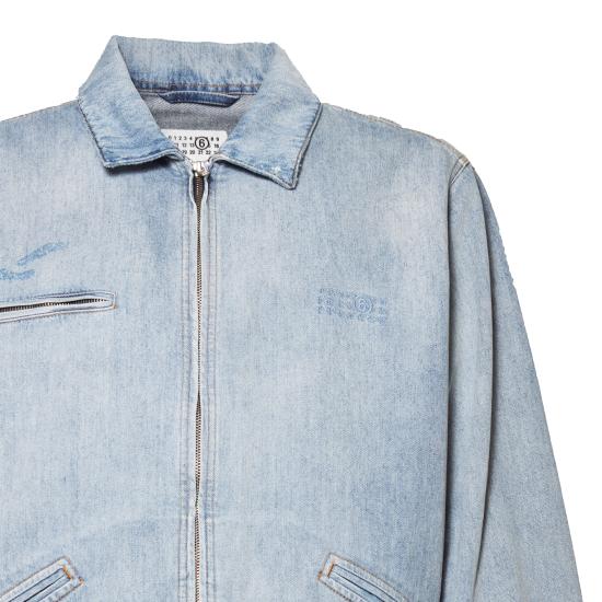 26SS MM6 메종마르지엘라 데님 자켓 SH0AM0082M30055 962 Denim - MM6 MAISON MARGIELA