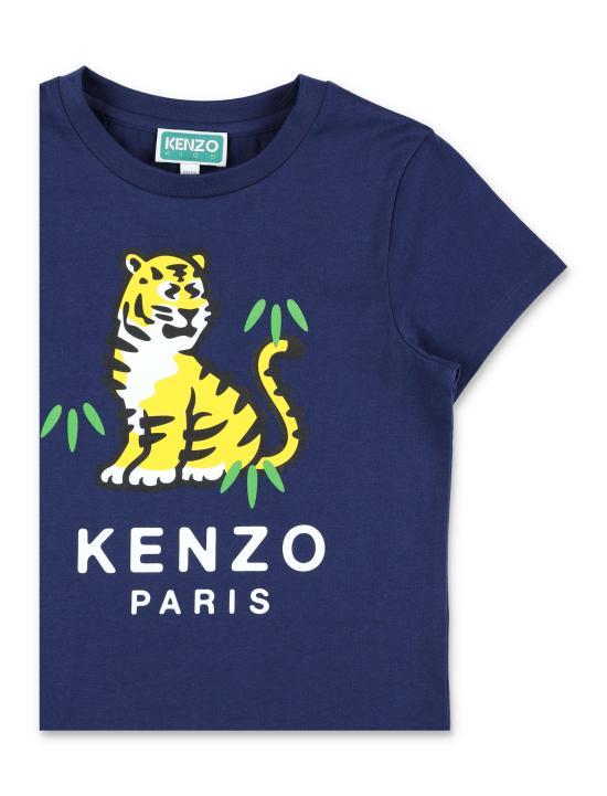 26SS [키즈] 겐조 티셔츠 K61809 84N Blue - KENZO