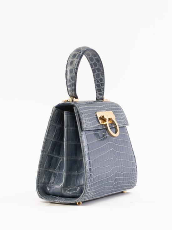  살바토레 페라가모 토트백 212270 684028043 Clear Blue - SALVATORE FERRAGAMO