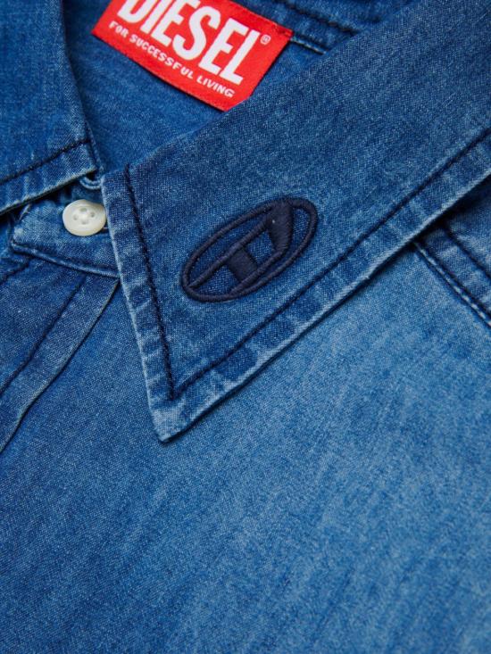 26SS [키즈] 디젤 셔츠 J01330KXBRW K01 Denim - DIESEL