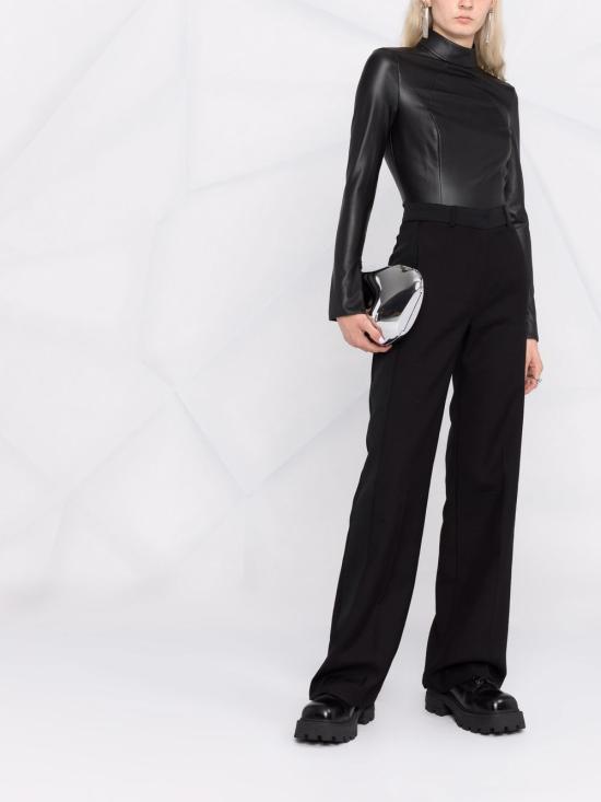  아미나 무아디 X 월포드 바디수트 티셔츠 79206 7005 Black - AMINA MUADDI X WOLFORD