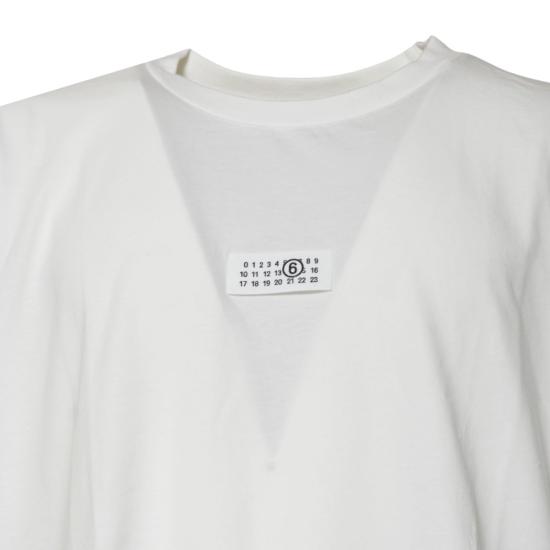 26SS MM6 메종마르지엘라 코튼 티셔츠 SH0GC0032S24312 101 White - MM6 MAISON MARGIELA