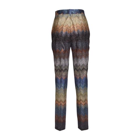 26SS 미소니 스트레이트 팬츠 DS25WI0SBR012K S72LF MultiColour - MISSONI