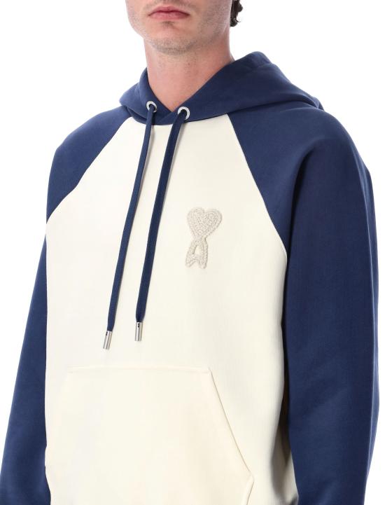 26SS 아미 후드 티셔츠 USW782747 A027 Bianco - AMI