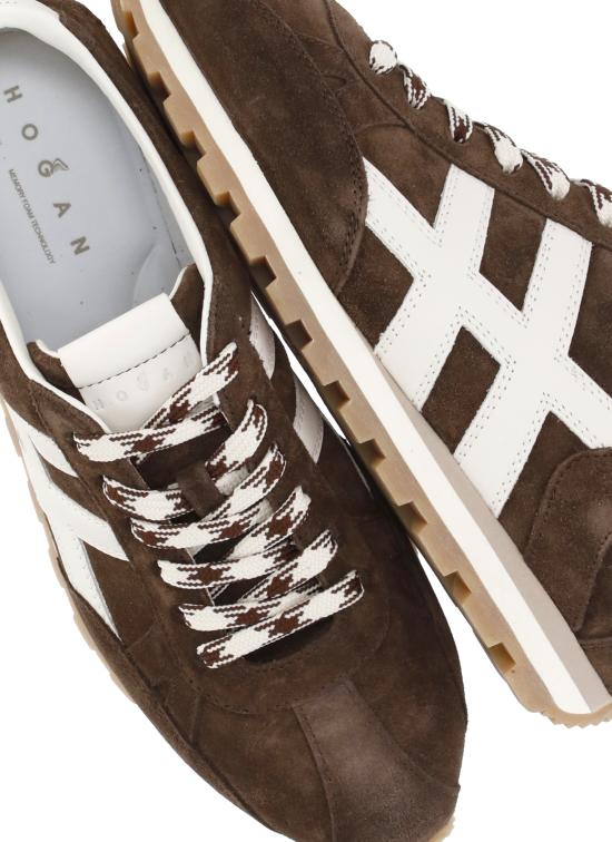 26SS 호간 스니커즈 HXW7010FP0CUHO 0CAJ Brown - HOGAN