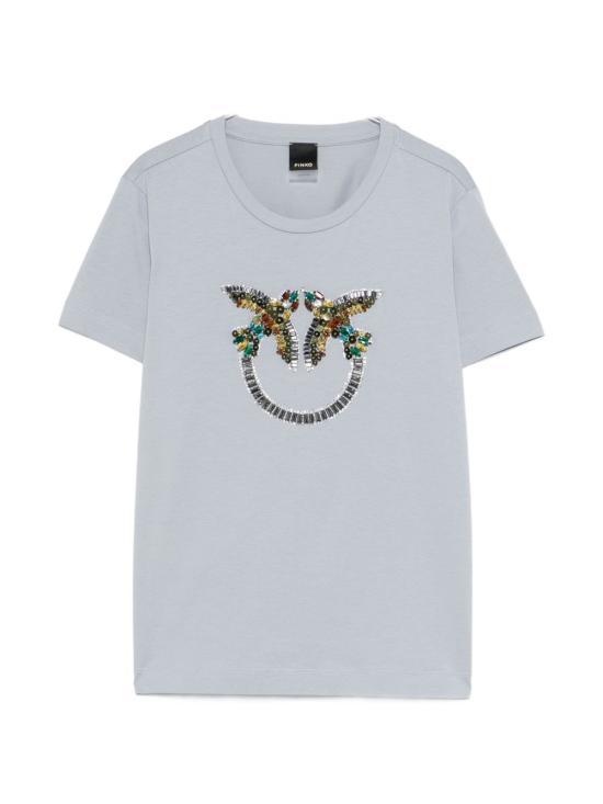 26SS 핑코 반팔 티셔츠 100535 A33FE87 Blue