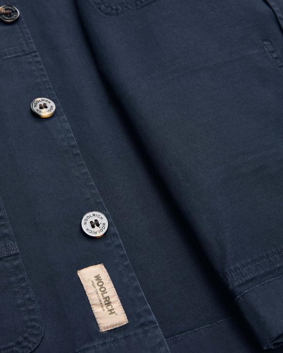 26SS 울리치 긴팔 셔츠 CFWOOS2042MRUT5262 3989 Melton blue - WOOLRICH