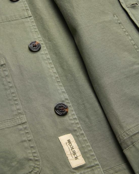 26SS 울리치 긴팔 셔츠 CFWOOS2042MRUT5262 6667 Smokey olive - WOOLRICH