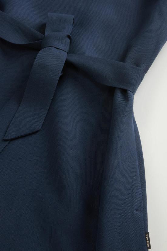 26SS 울리치 미디 원피스 CFWWDR2020FRUT3043 3989 Melton blue - WOOLRICH