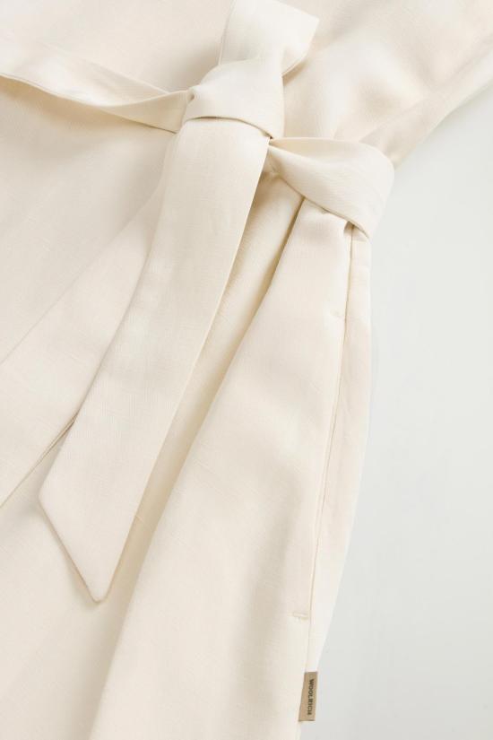 26SS 울리치 미디 원피스 CFWWDR2020FRUT3043 8743 Milky cream - WOOLRICH